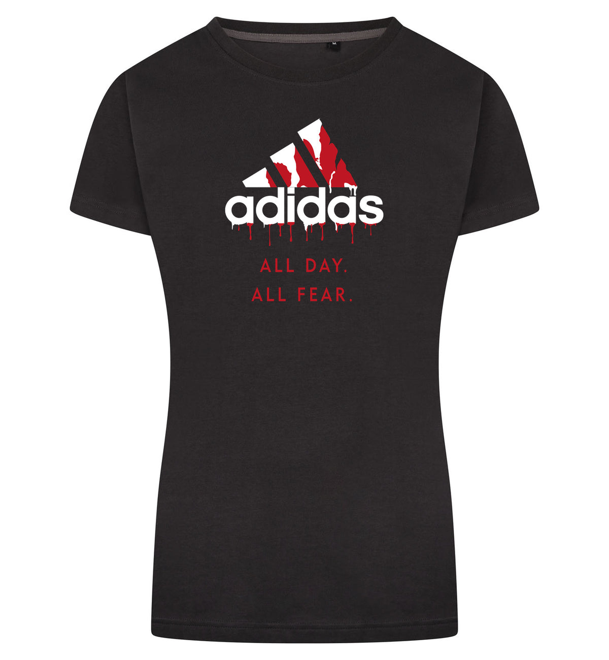 Adidas All Day All Fear T-Shirt Dames – antraciet