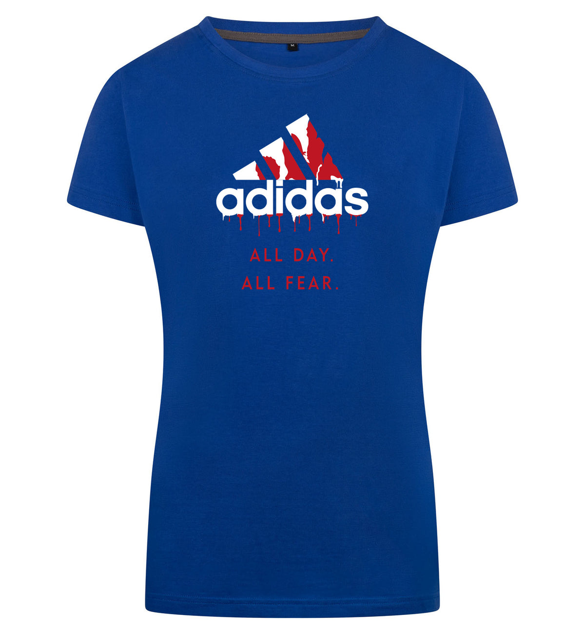 Adidas All Day All Fear T-Shirt Dames – blauw