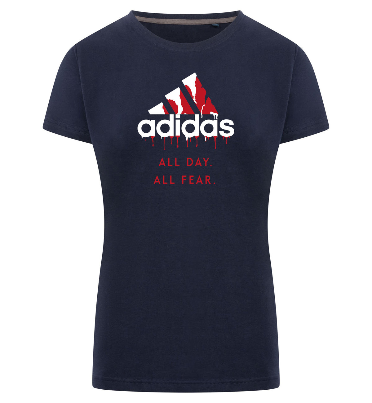 Adidas All Day All Fear T-Shirt Dames – navy