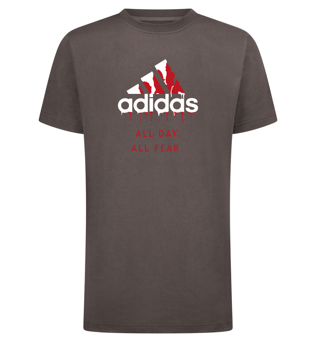 Adidas All Day All Fear T-Shirt – grijs
