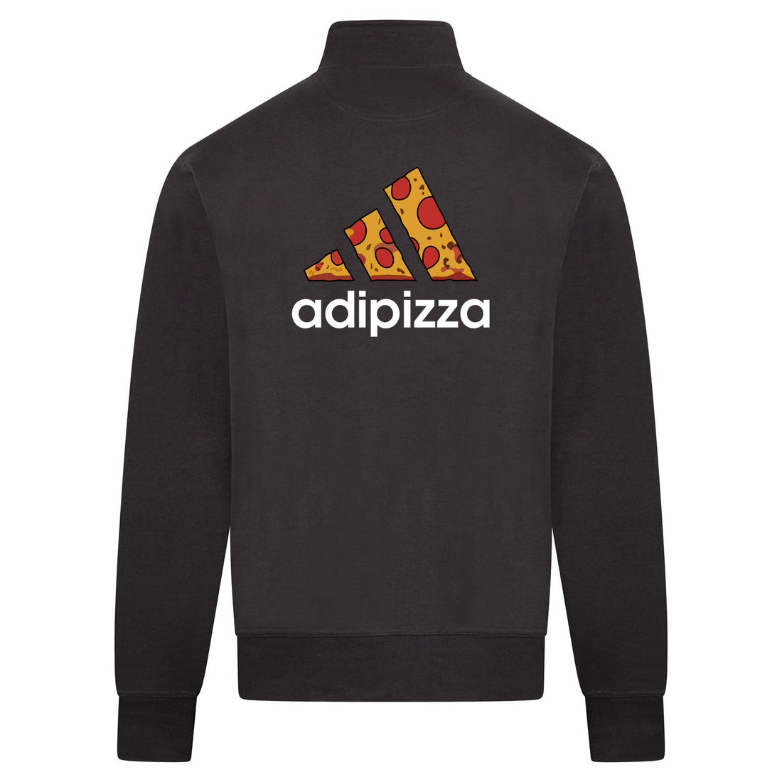Adipizza Sweatvest – antraciet – back