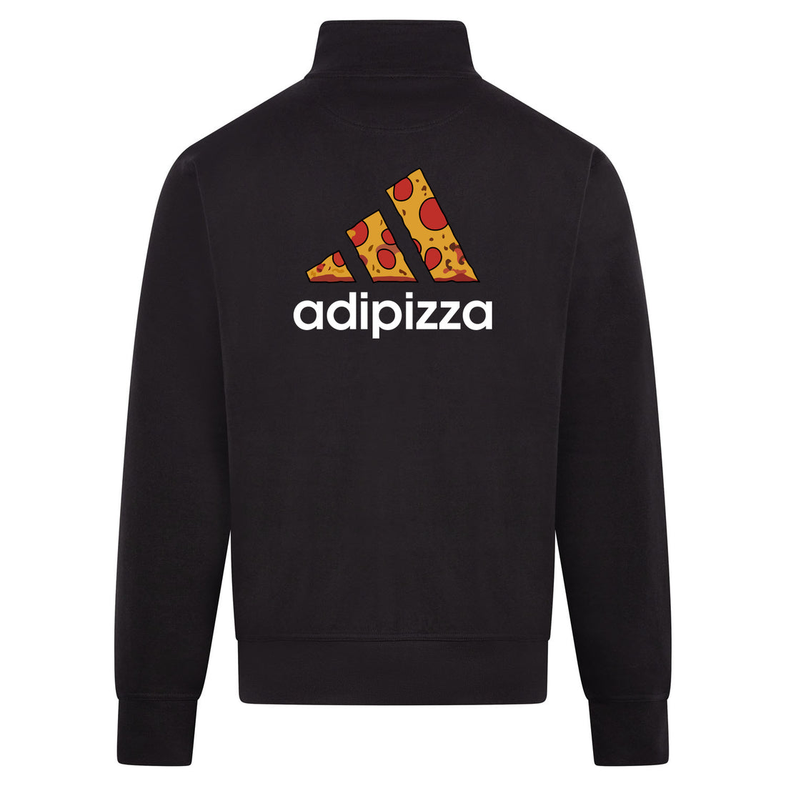 Adipizza Sweatvest – antraciet – back