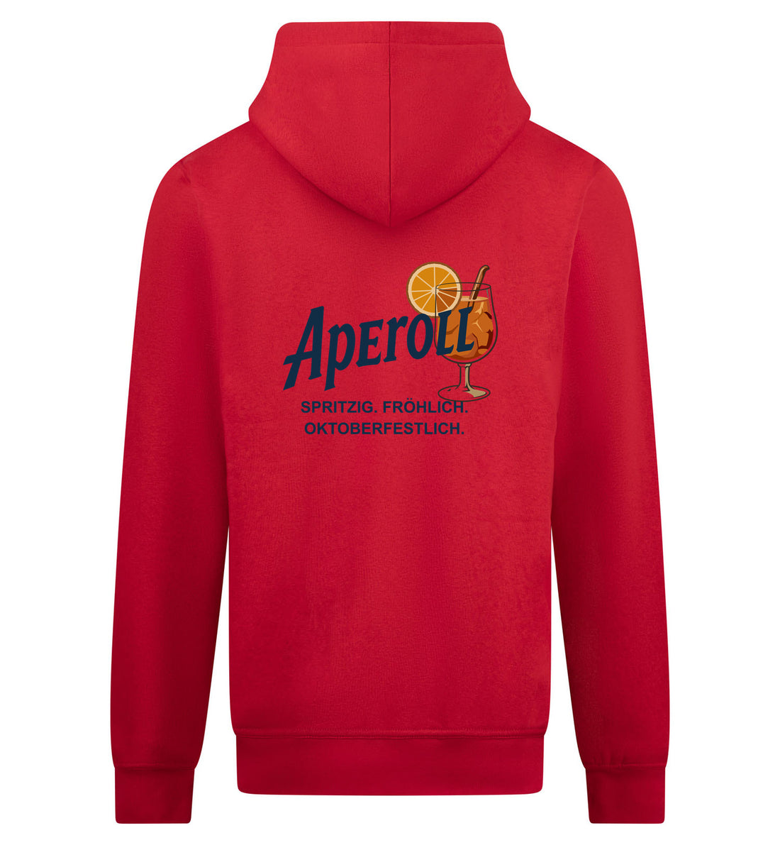 Aperoll Hoodie met rits – grijs