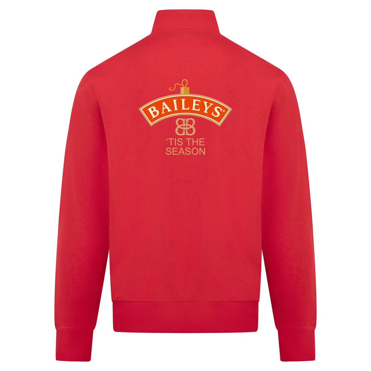 Baileys Sweatvest – rood – back