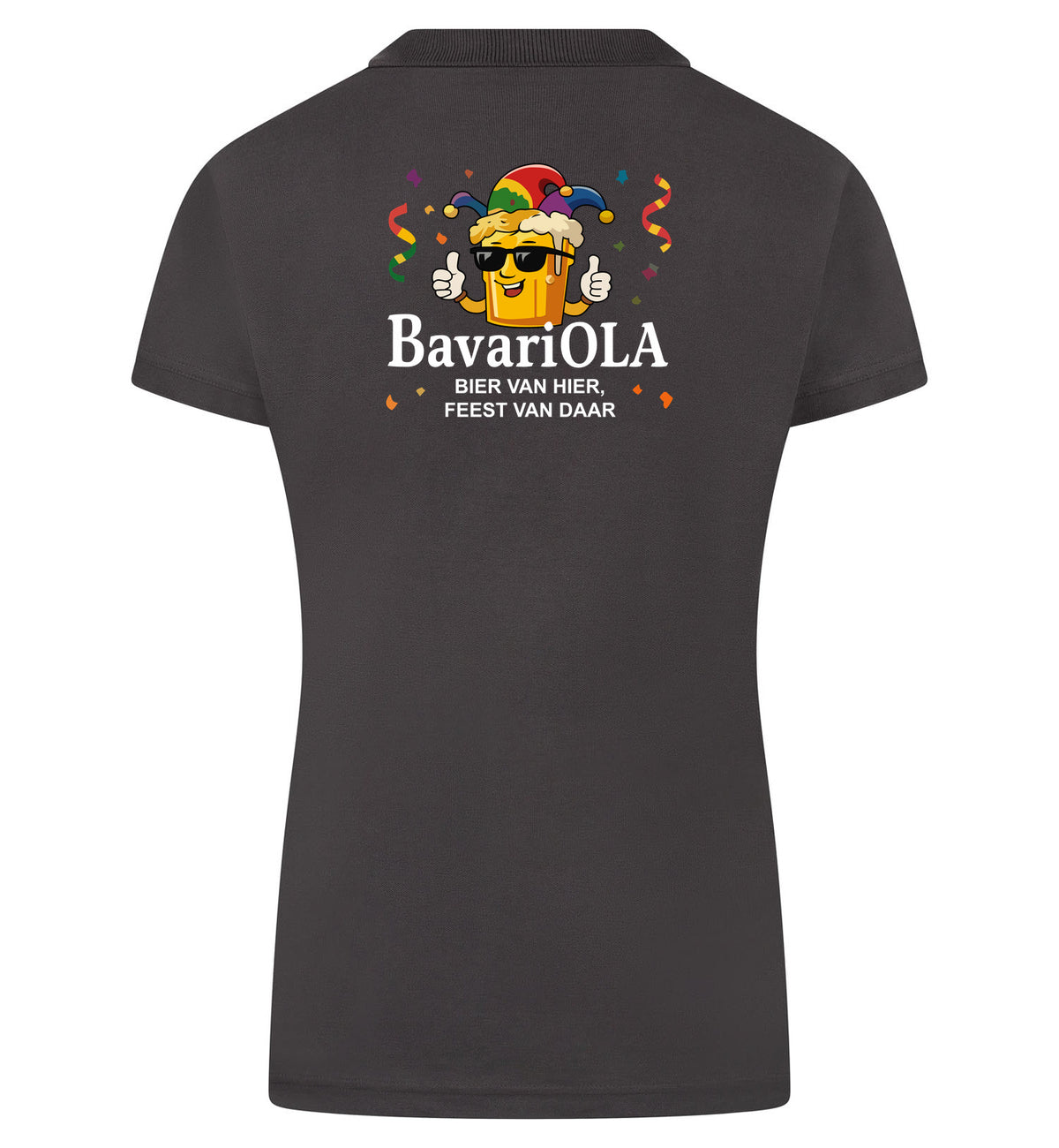 Bavariola Polo dames – antraciet