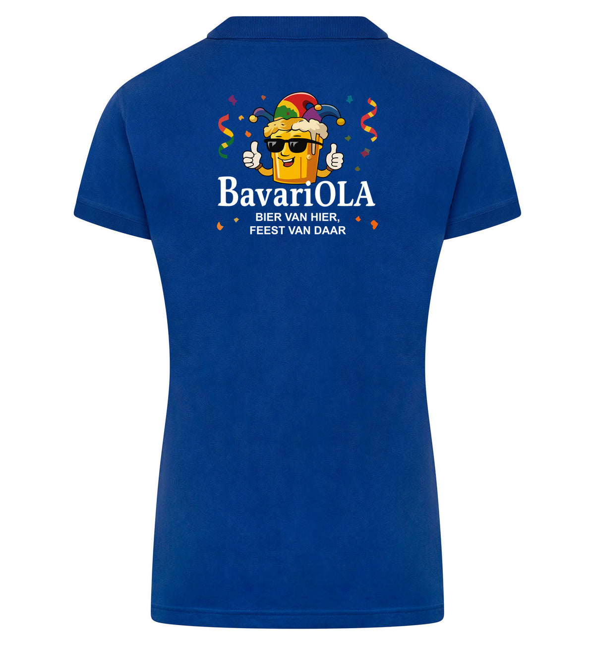 Bavariola Polo dames – blauw