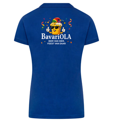 Bavariola Polo dames – blauw