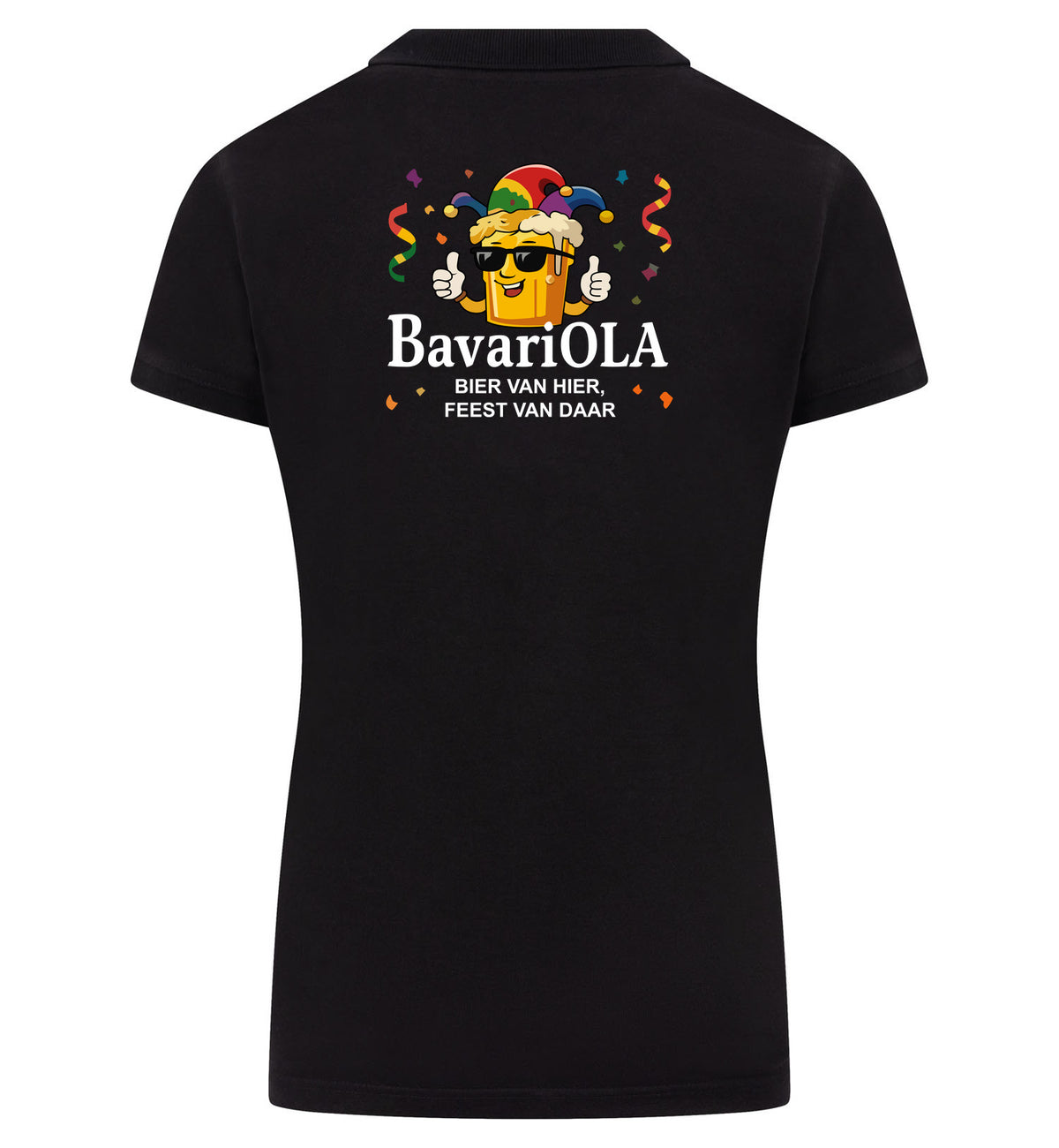 Bavariola Polo dames – zwart