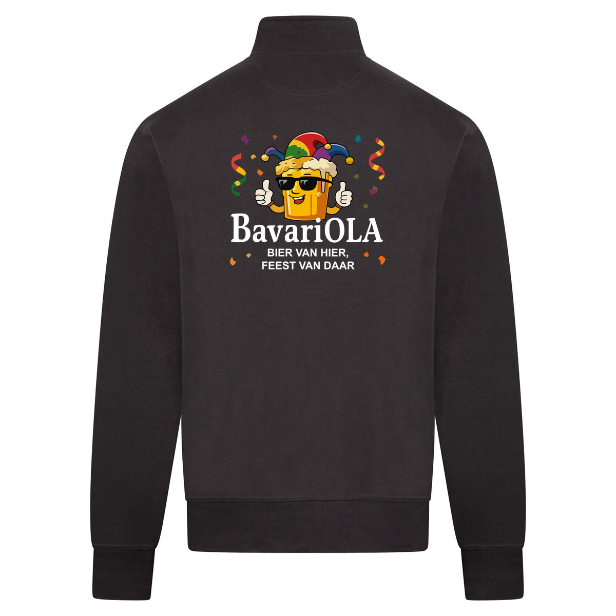 Bavariola Sweatvest – antraciet – back