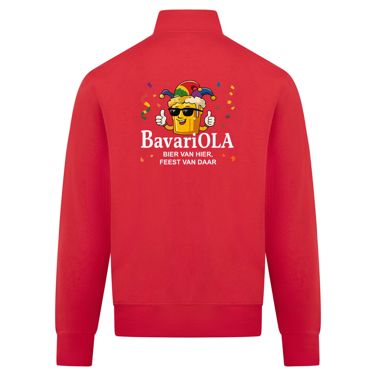 Bavariola Sweatvest – rood – back
