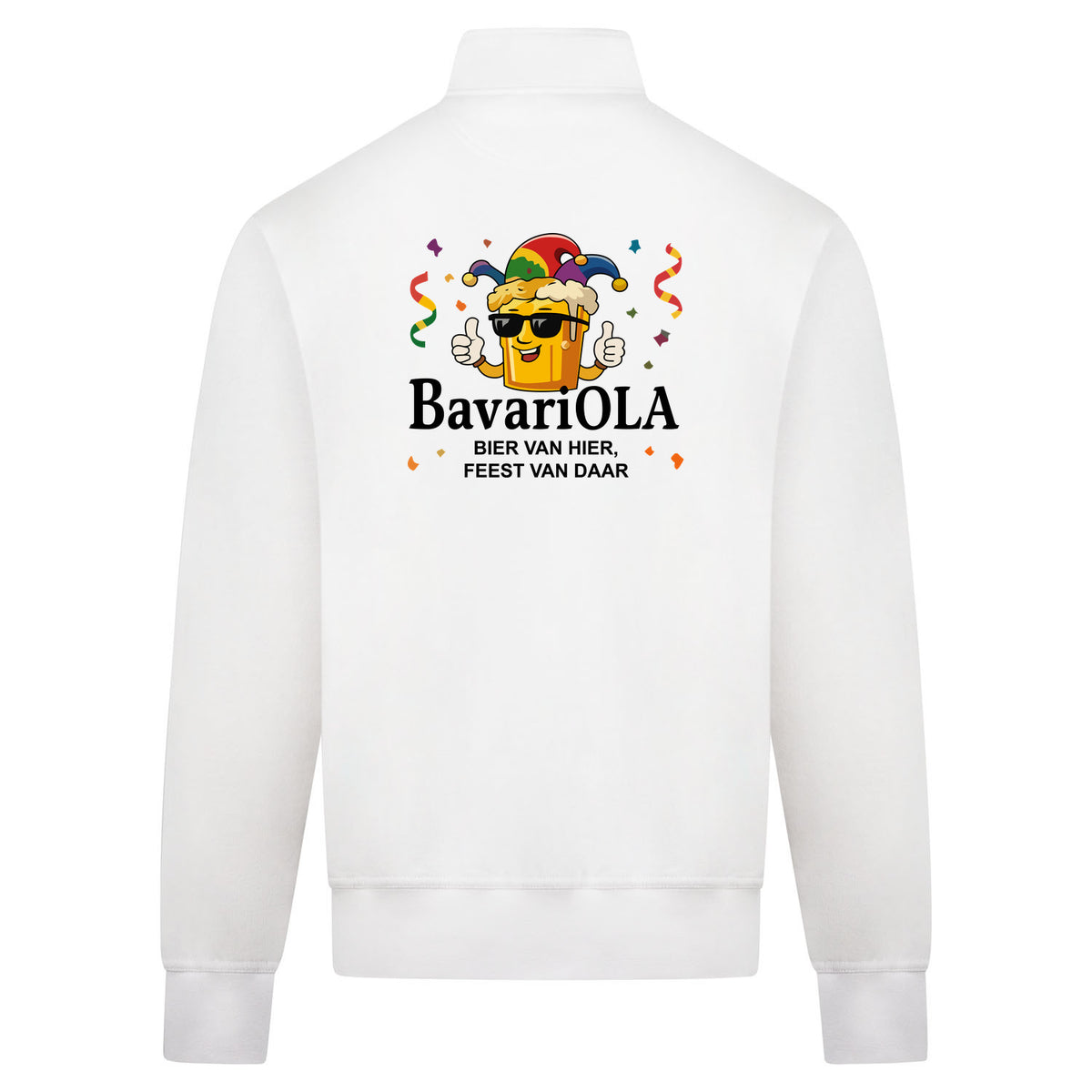 Bavariola Sweatvest – wit – back