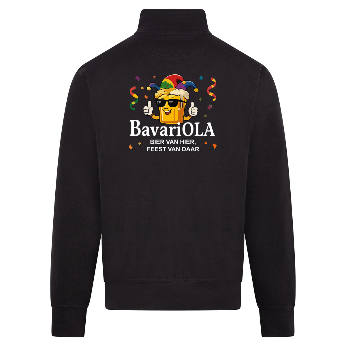 Bavariola Sweatvest – zwart – back