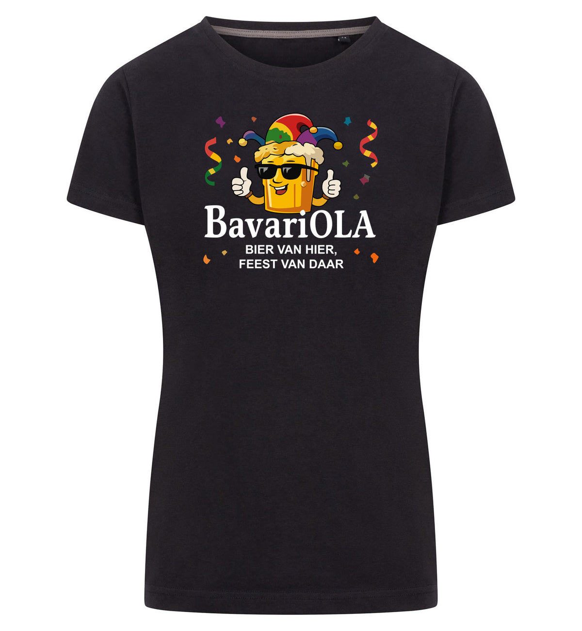 Bavariola T-Shirt Dames – zwart