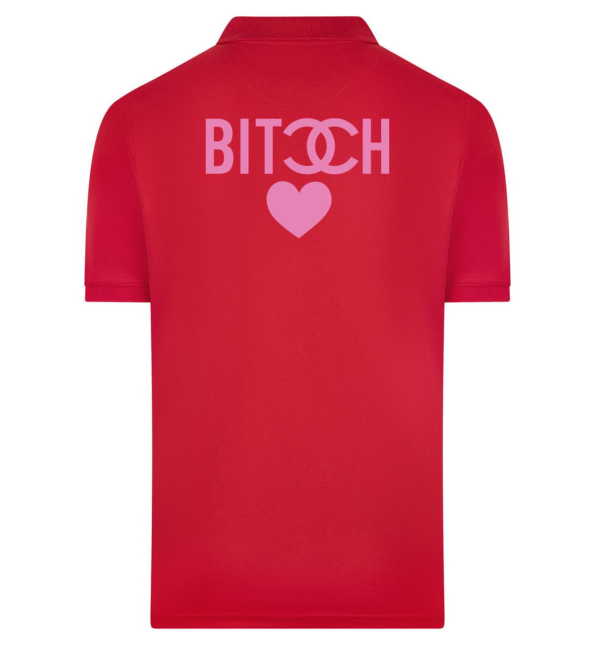 Bitch heart Polo – rood