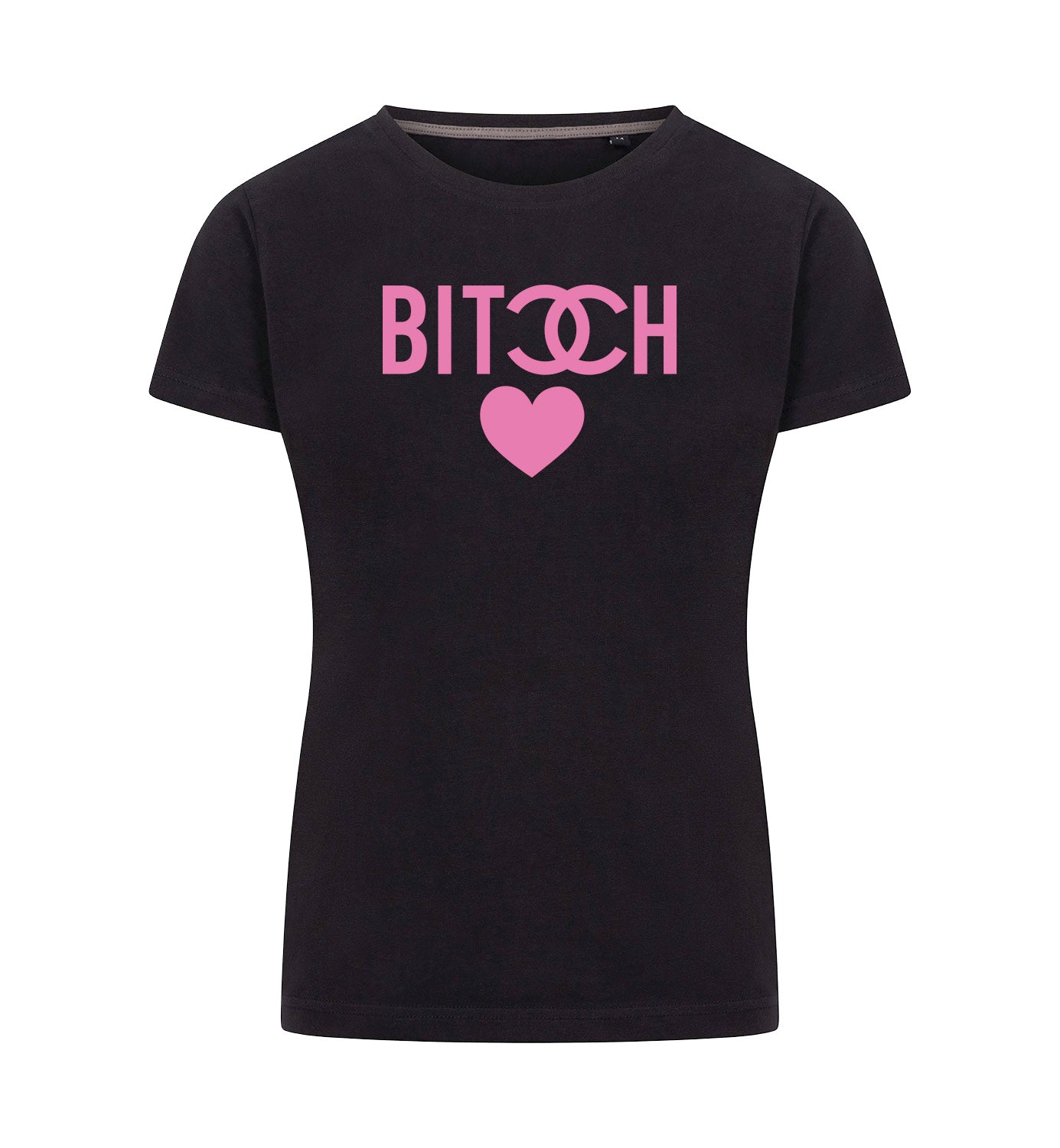 Bitch heart T-Shirt Dames