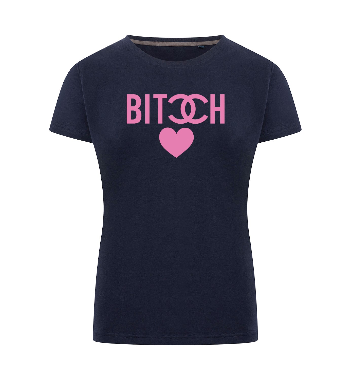 Bitch heart T-Shirt Dames