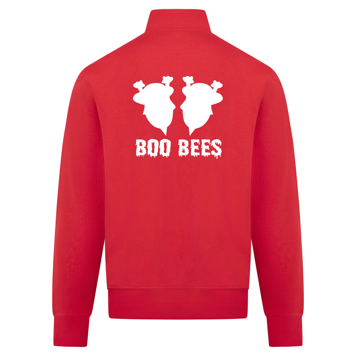 BOO BEES Sweatvest – rood – back