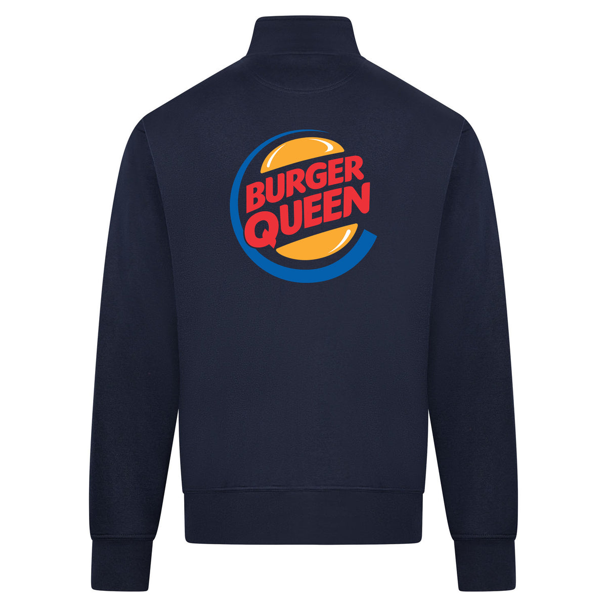 Burger queen Sweatvest – navy – back
