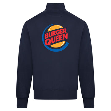 Burger queen Sweatvest – navy – back