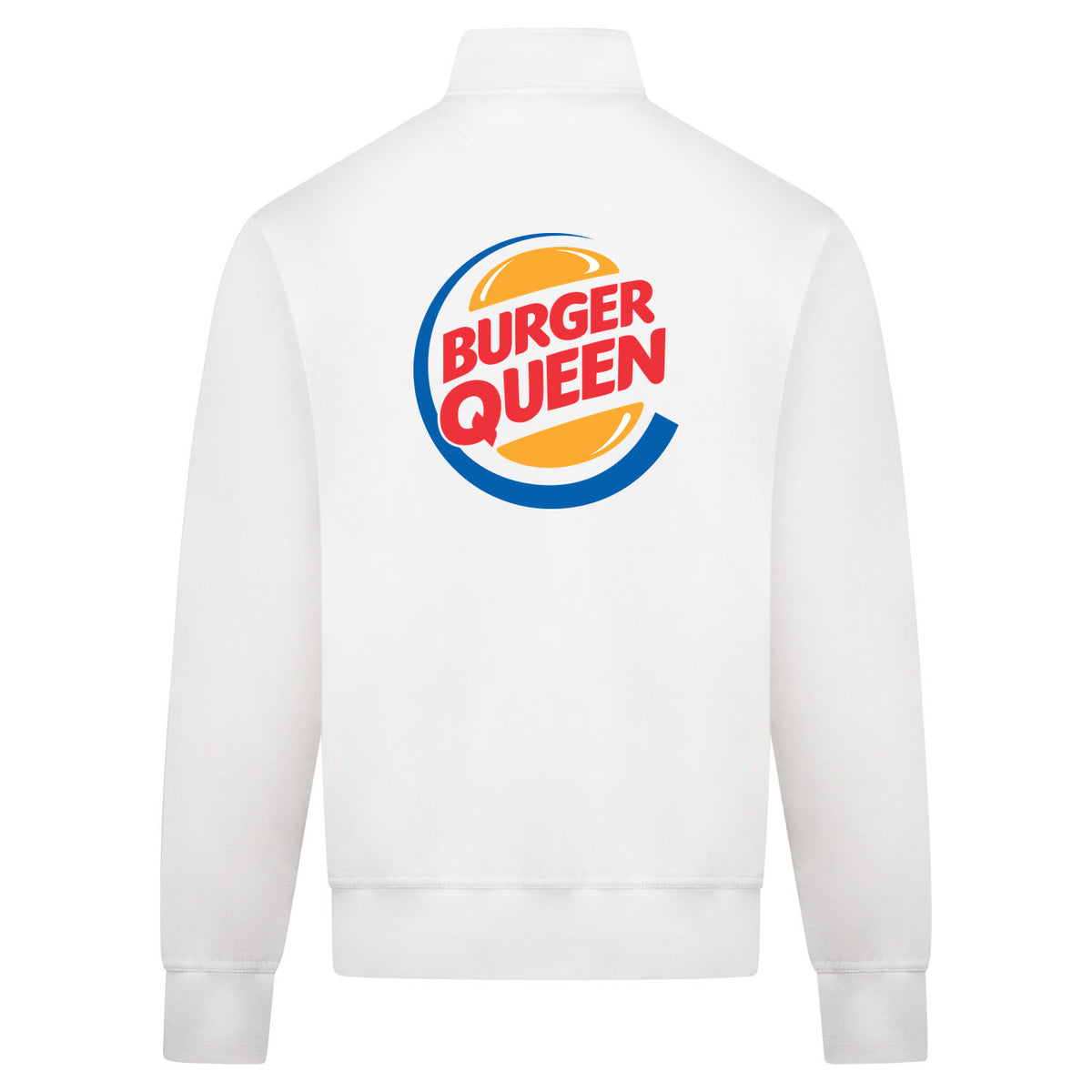 Burger queen Sweatvest – wit – back