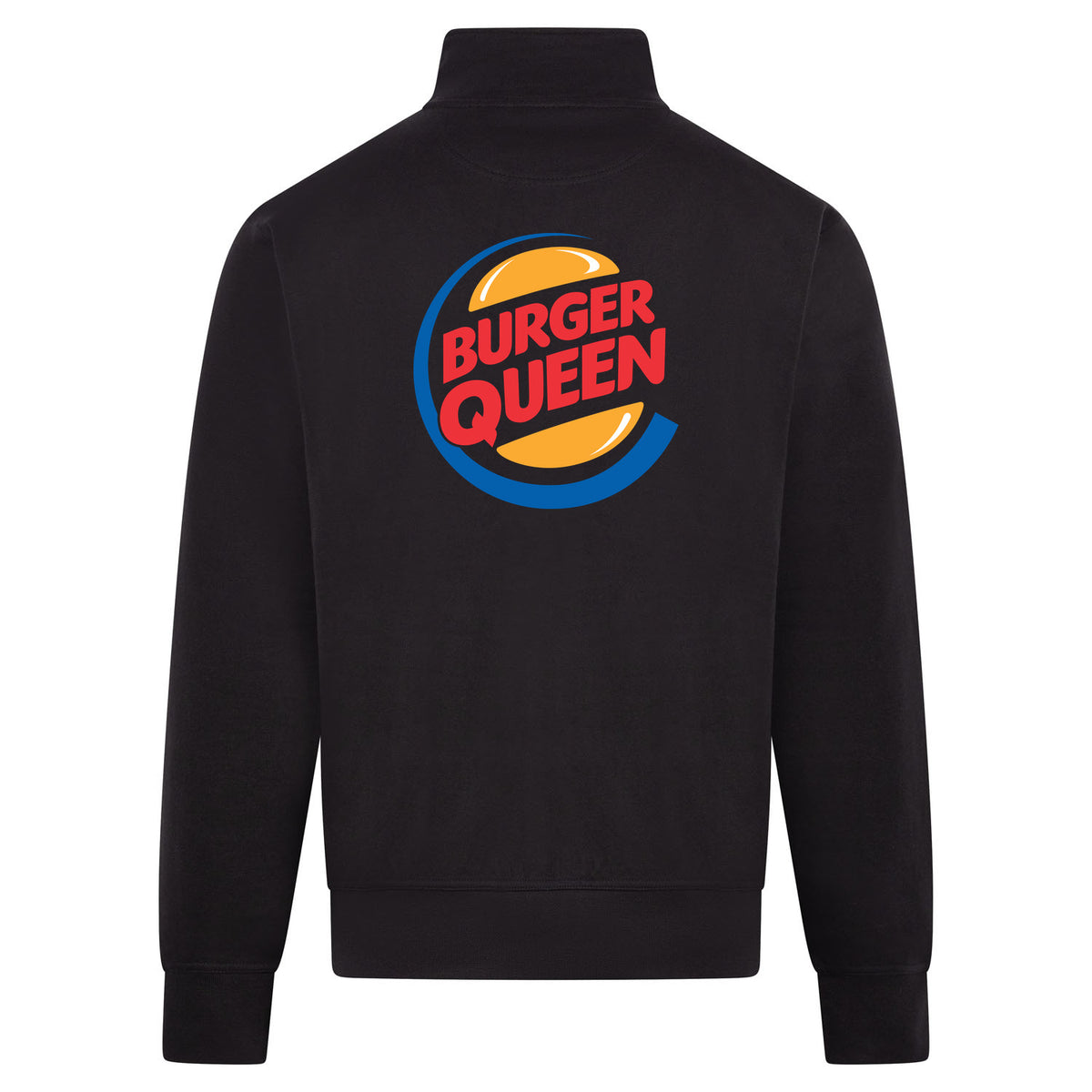 Burger queen Sweatvest – zwart – back