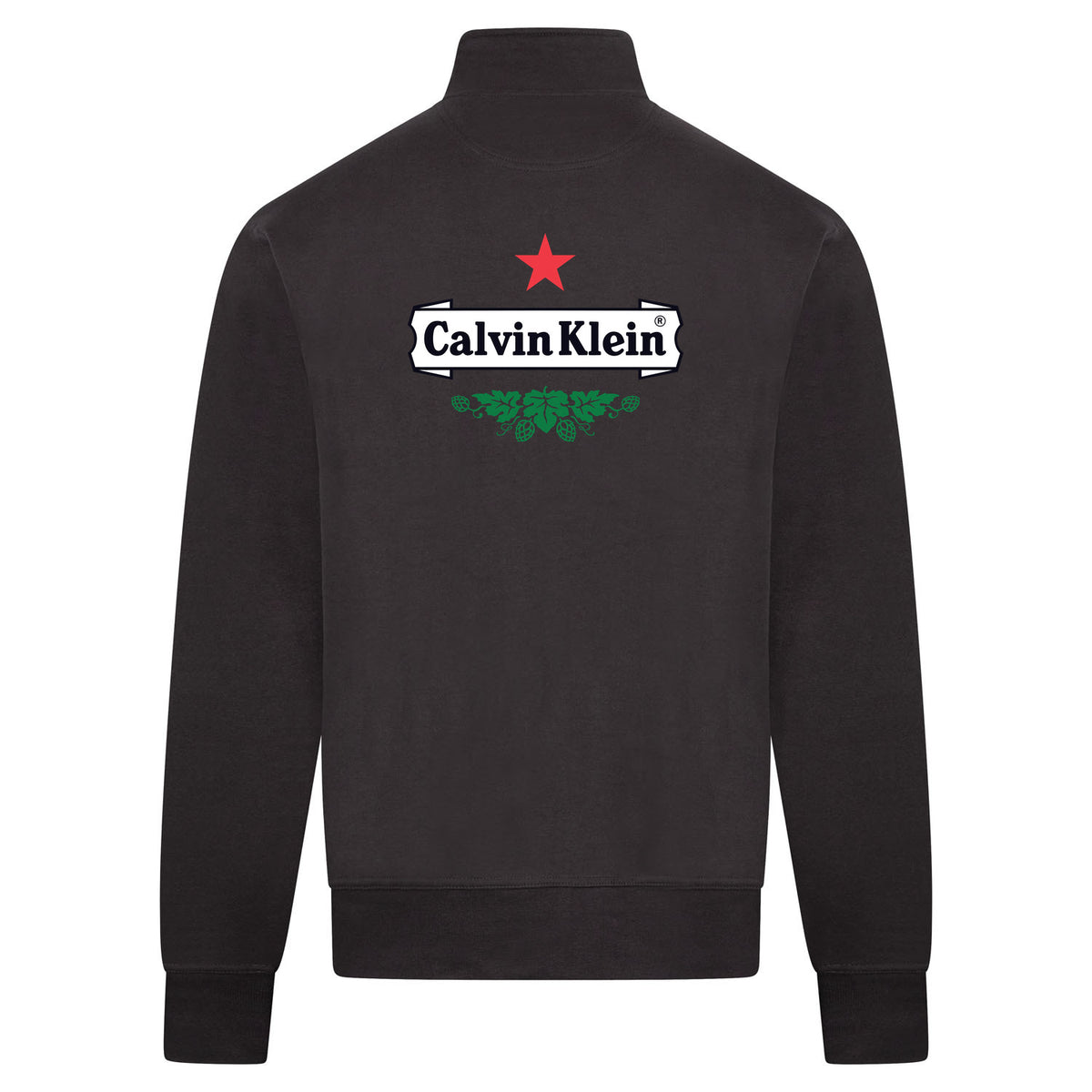 Calvin Klein Sweatvest – antraciet – back