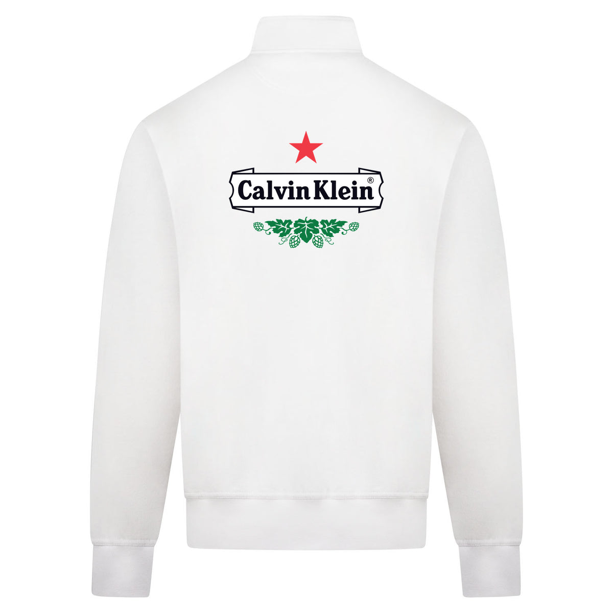 Calvin Klein Sweatvest – wit – back