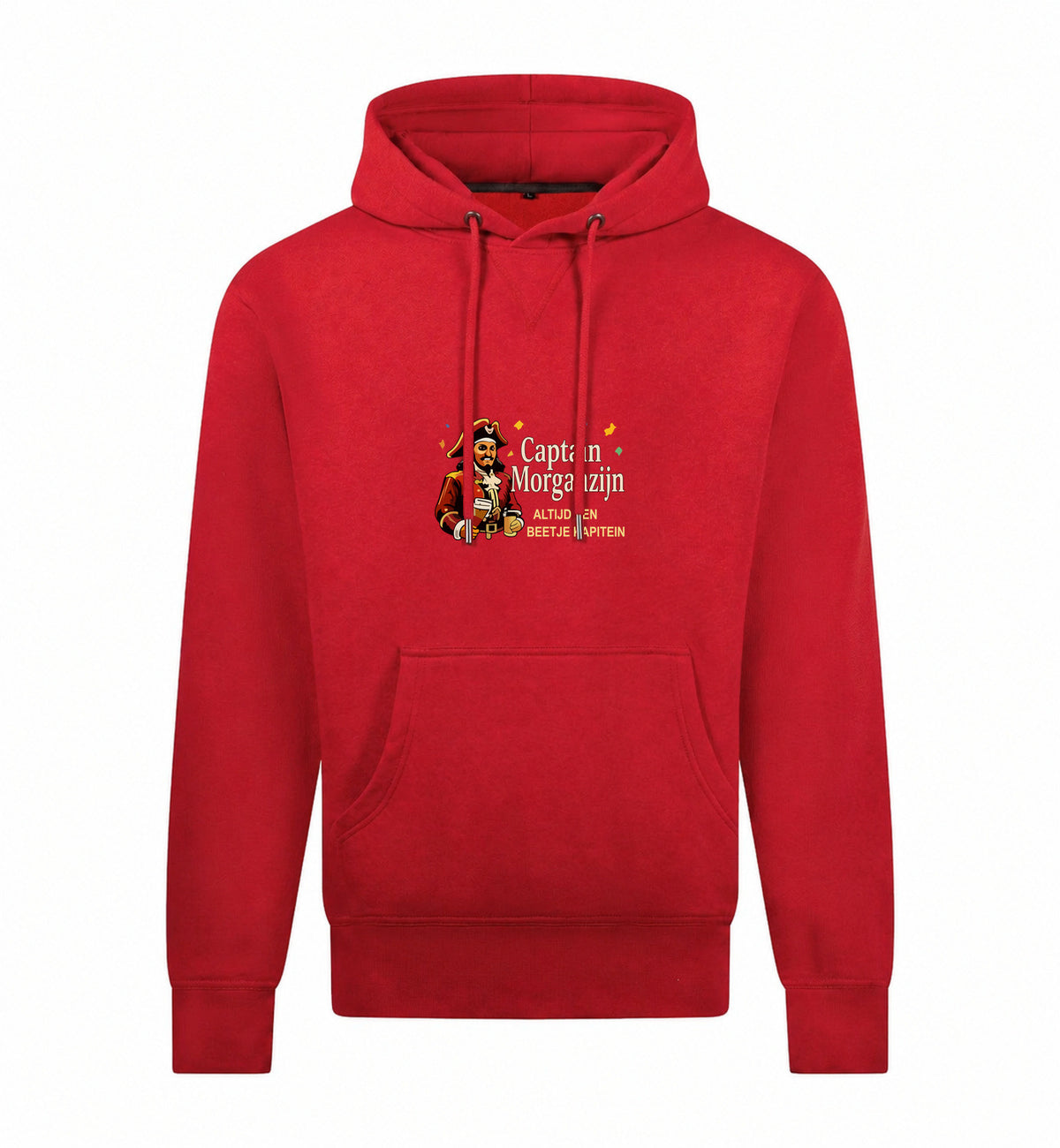 Captain Morganzijn Hoodie – rood