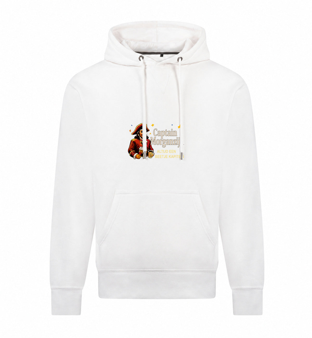 Captain Morganzijn Hoodie – wit