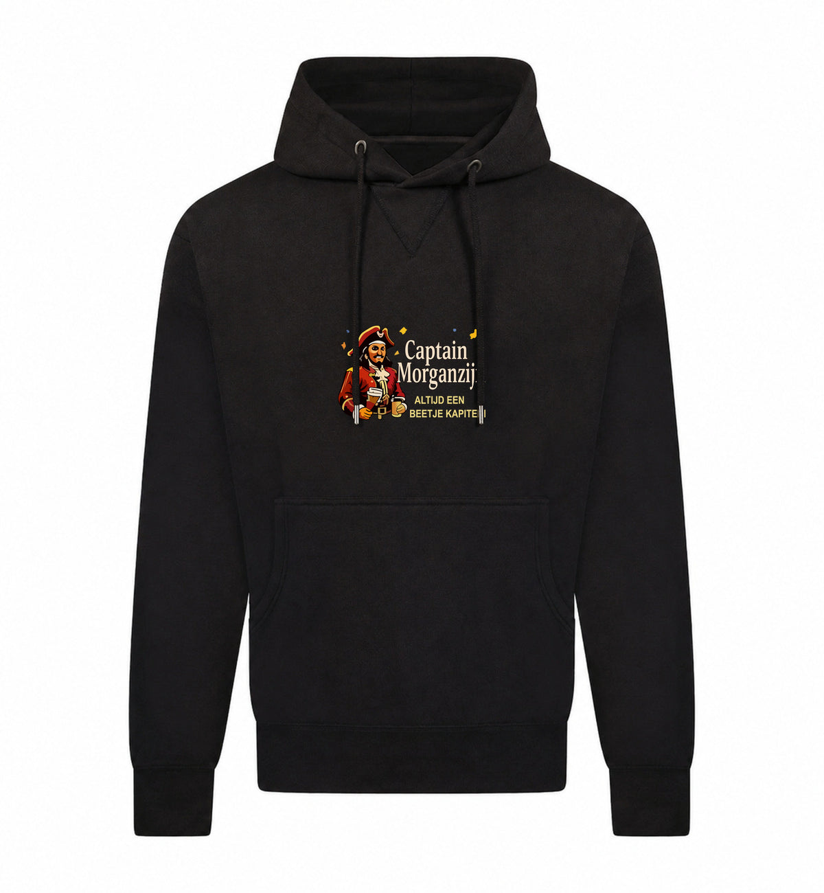 Captain Morganzijn Hoodie – zwart