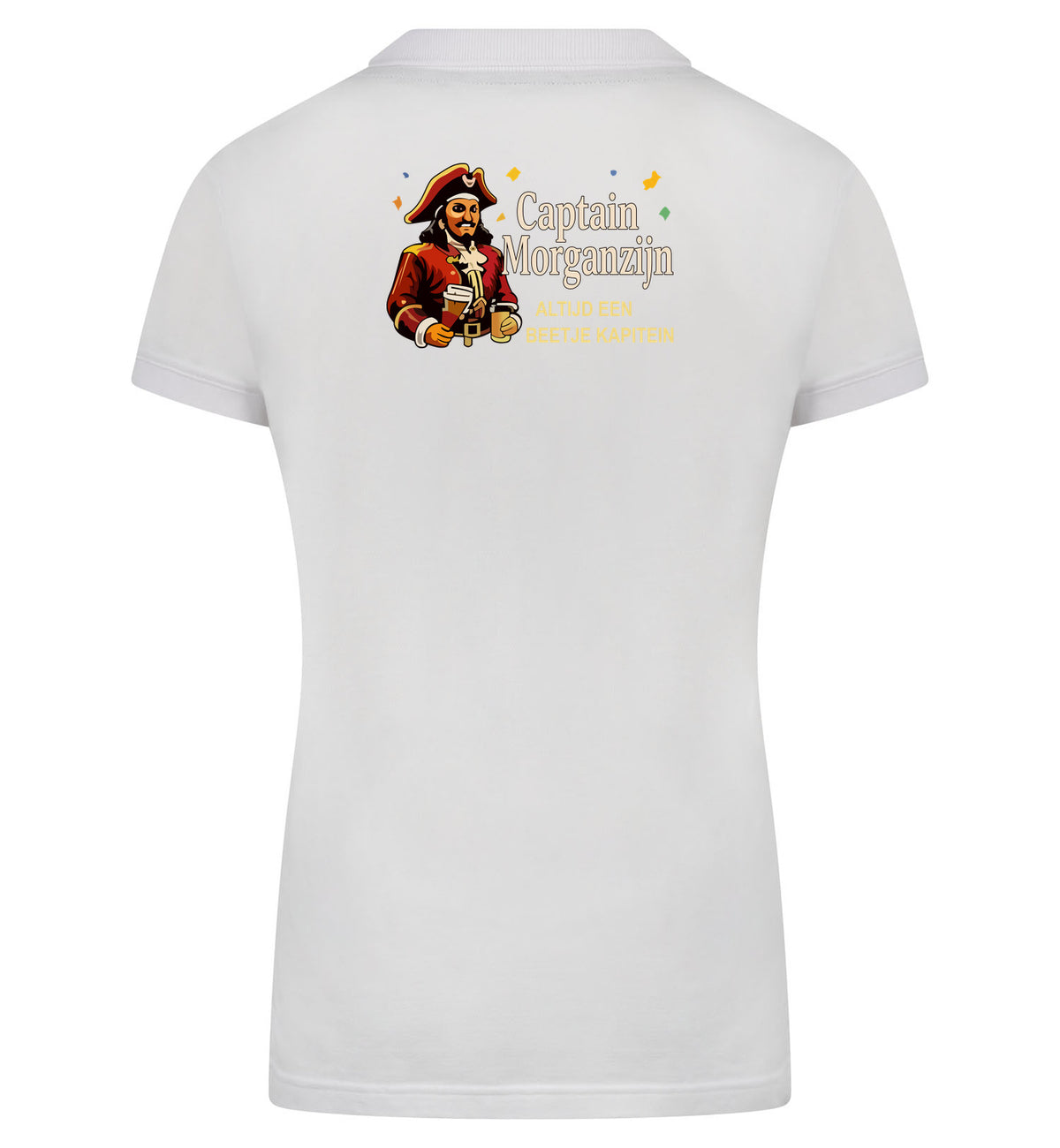 Captain Morganzijn Polo dames – wit