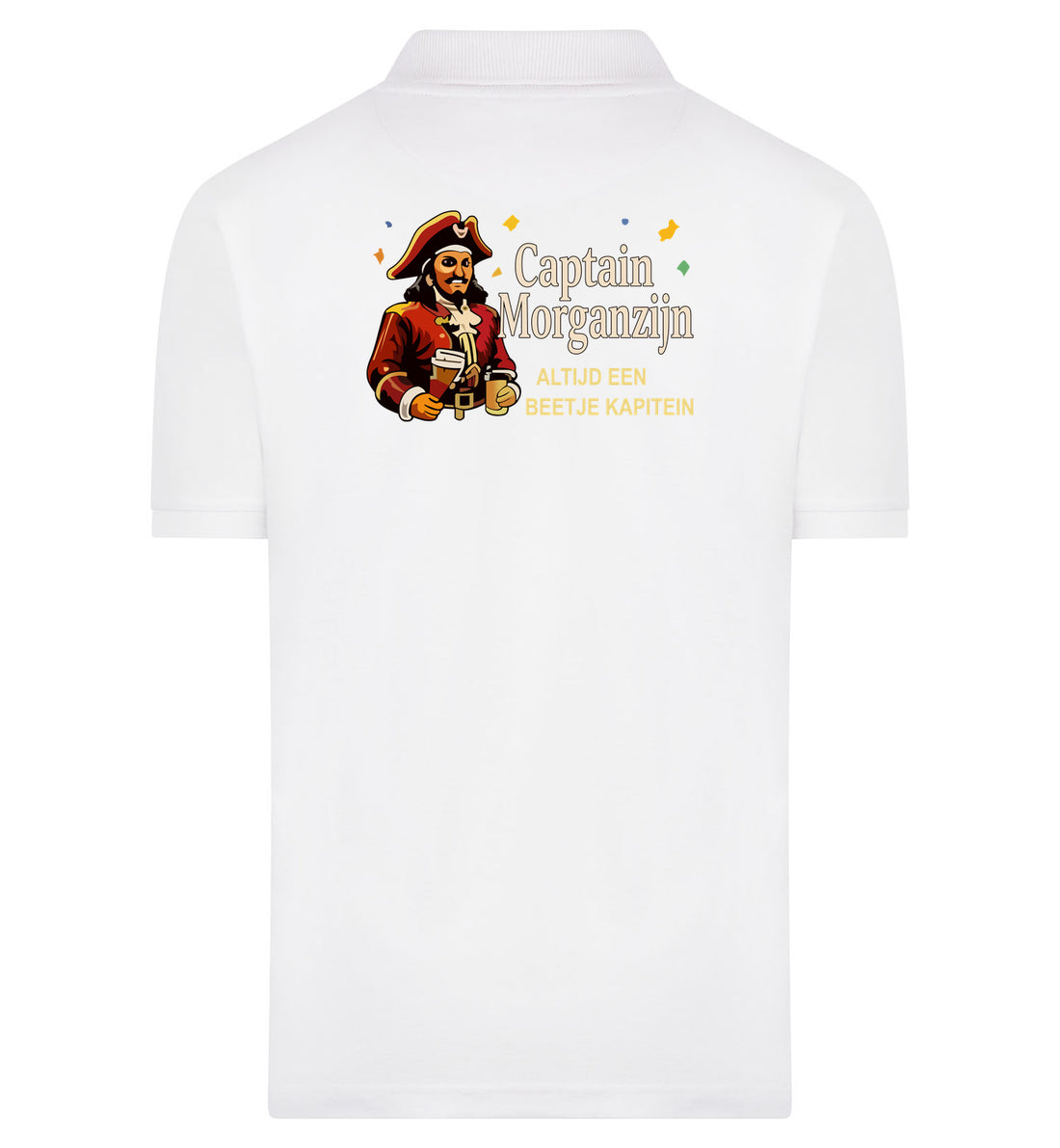 Captain Morganzijn Polo – wit