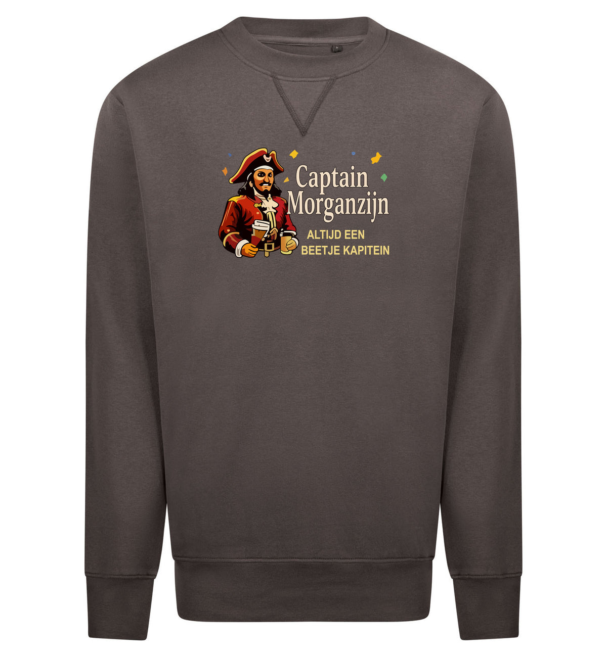 Captain Morganzijn Sweater – grijs