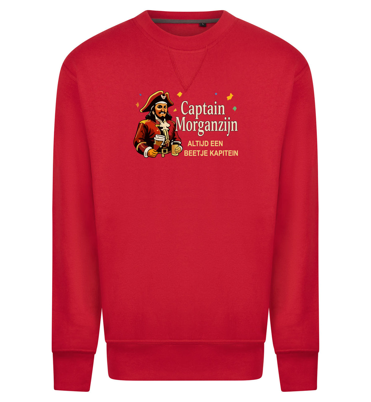 Captain Morganzijn Sweater – rood