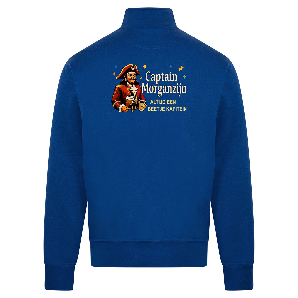Captain Morganzijn Sweatvest – blauw – back