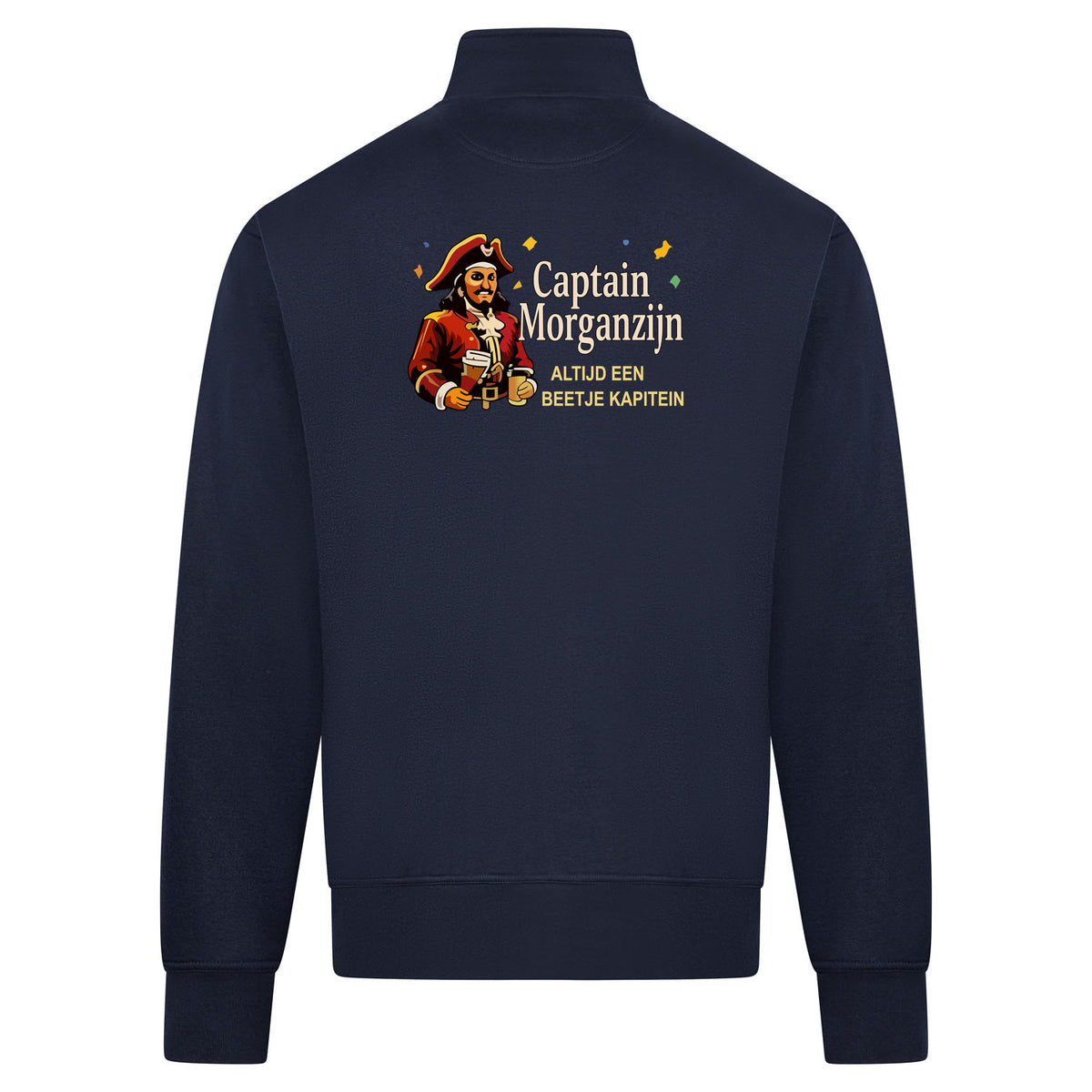 Captain Morganzijn Sweatvest – navy – back