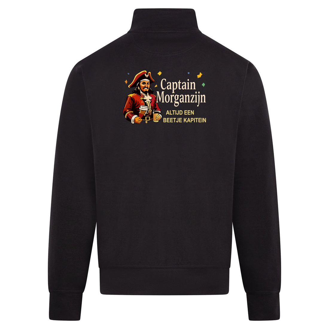 Captain Morganzijn Sweatvest – wit – back