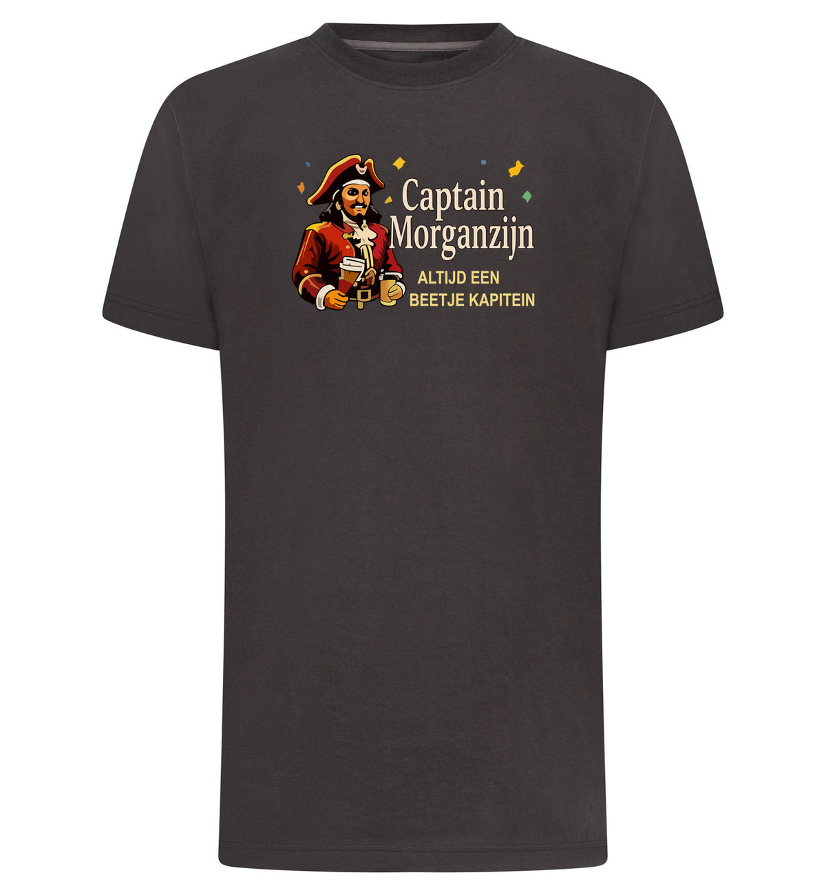 Captain Morganzijn T-Shirt – antraciet
