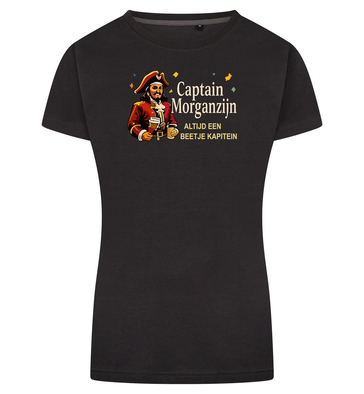 Captain Morganzijn T-Shirt Dames – antraciet