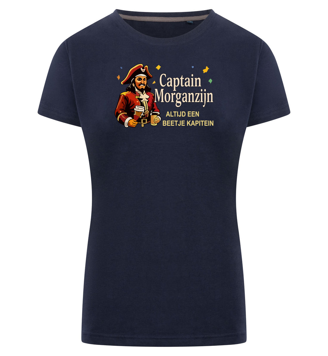 Captain Morganzijn T-Shirt Dames – navy