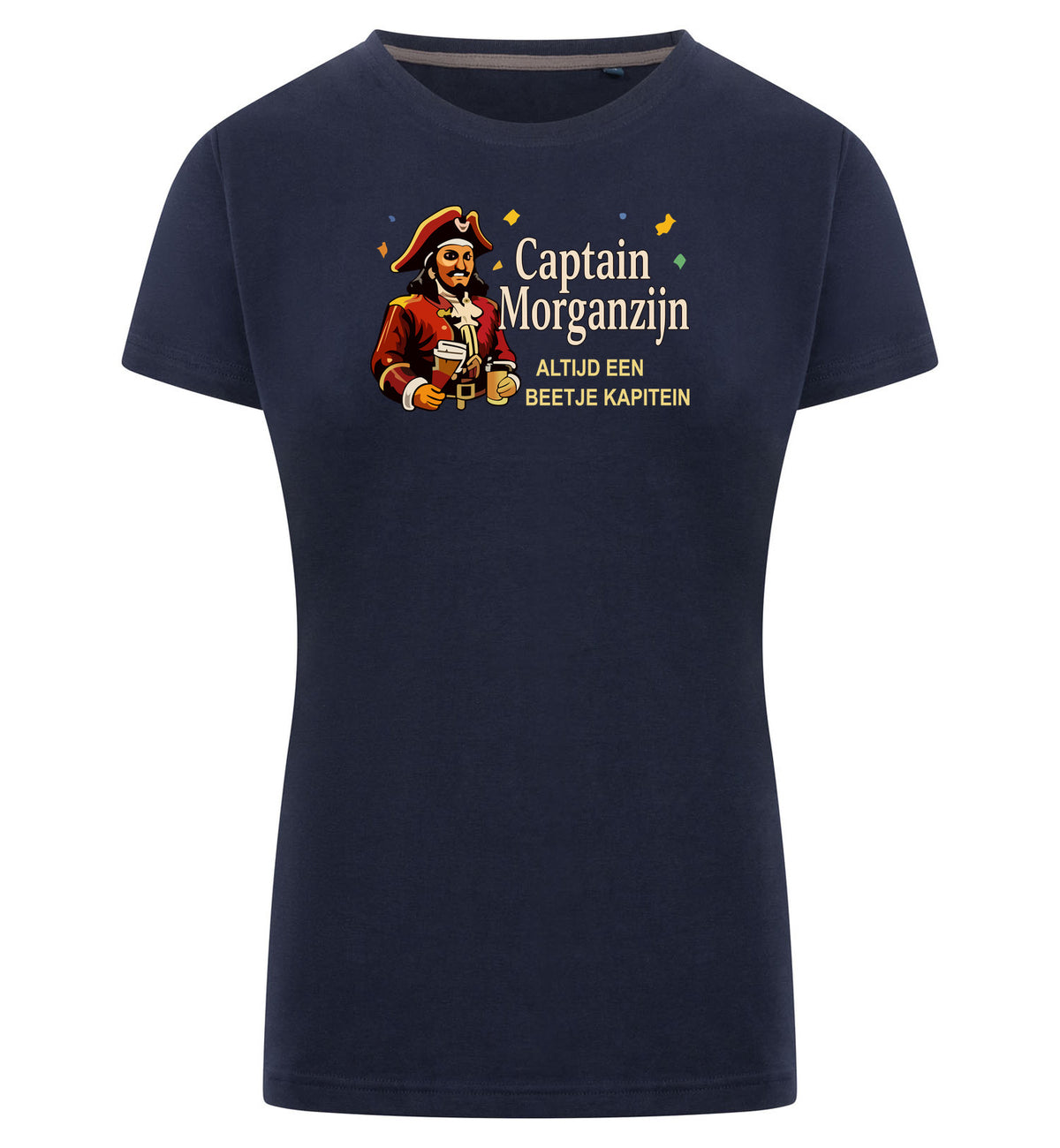 Captain Morganzijn T-Shirt Dames – navy