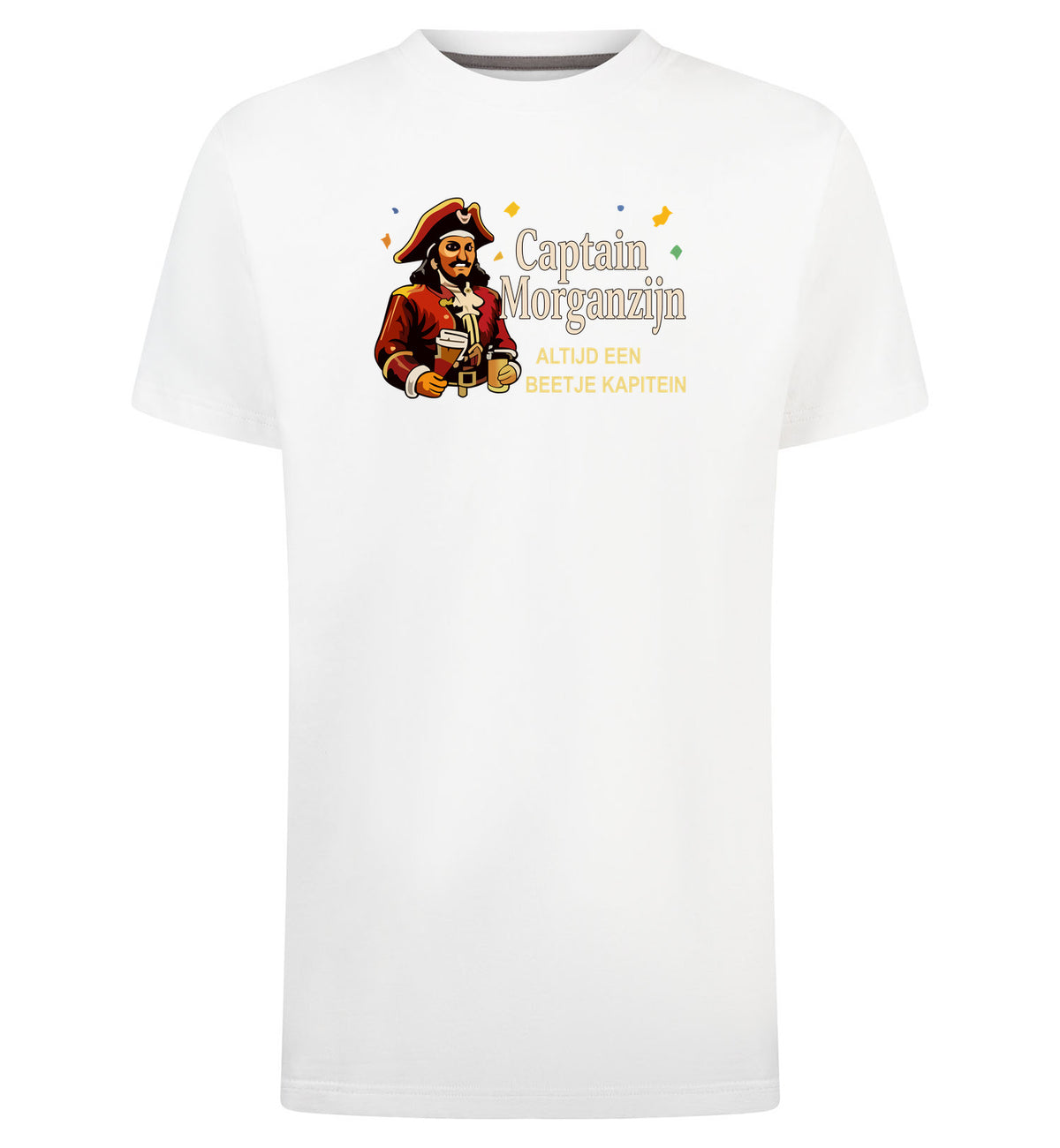 Captain Morganzijn T-Shirt – wit