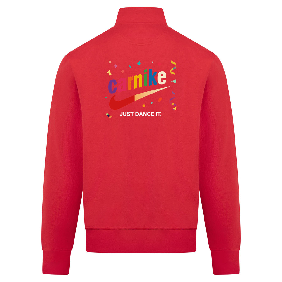 Carnike Sweatvest – rood – back