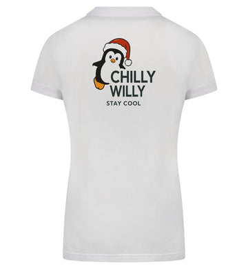 Chilly Willy Polo dames – wit