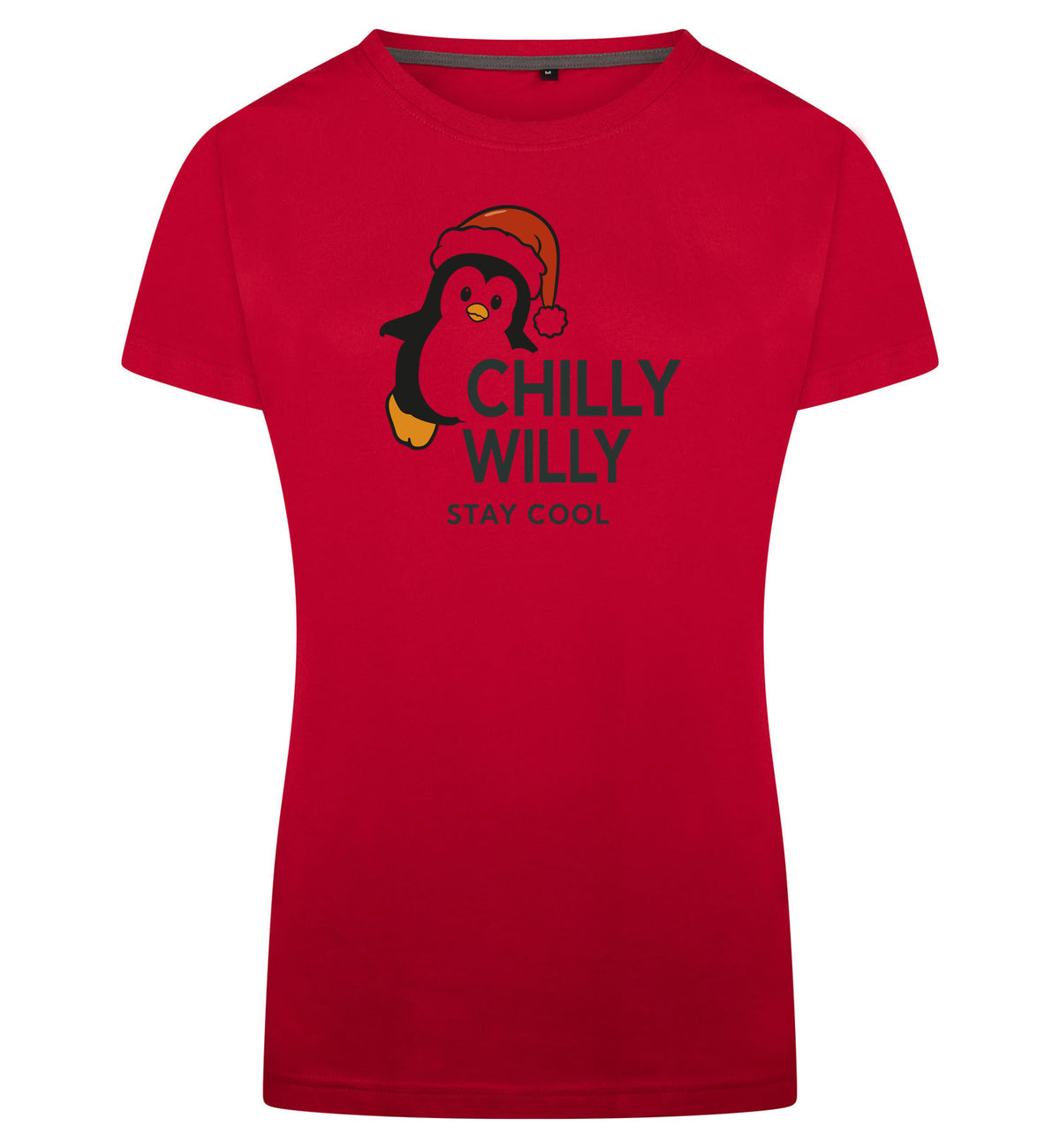 Chilly Willy T-Shirt Dames – rood