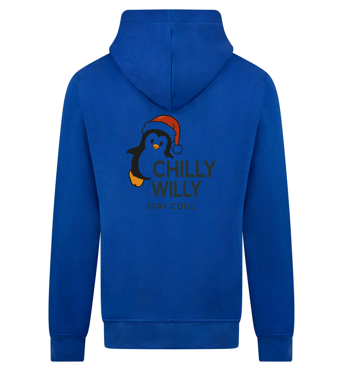 Chilly Willy Hoodie met rits – blauw