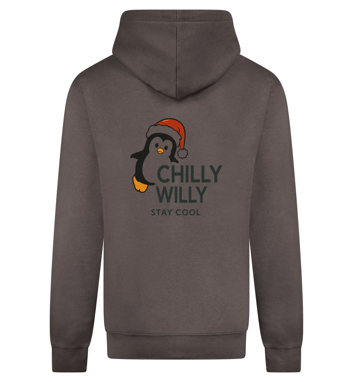 Chilly Willy Hoodie met rits – grijs