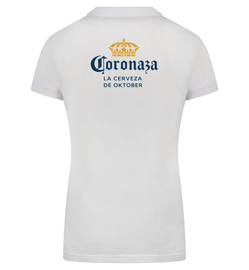 Coronaza Polo dames – wit