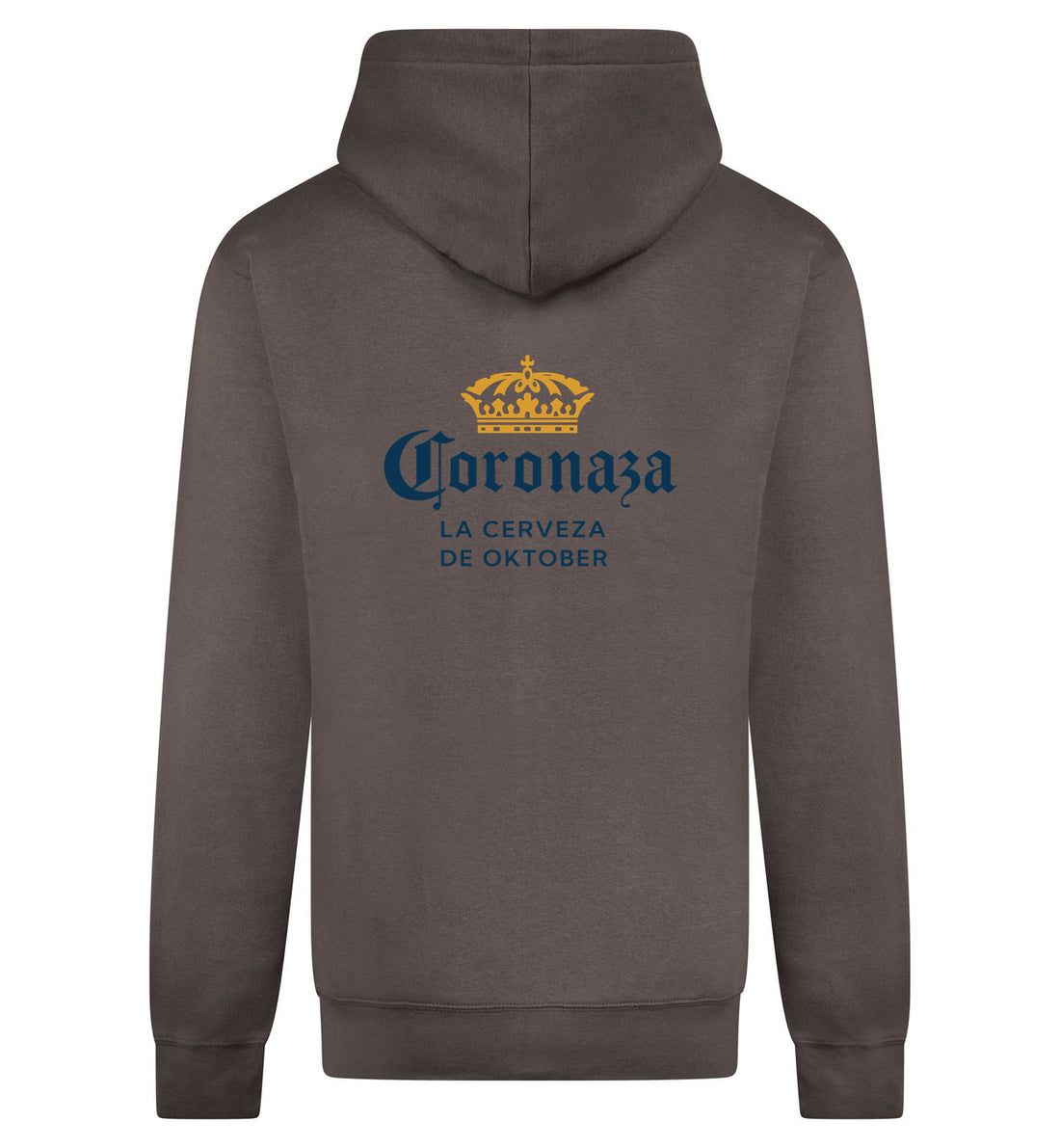 Coronaza Hoodie met rits – grijs