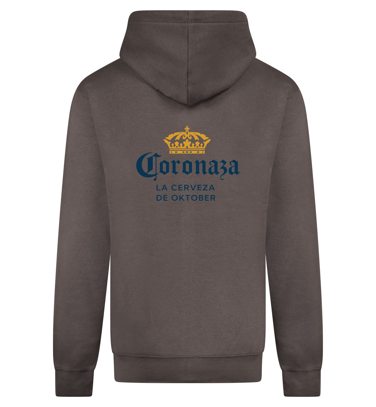 Coronaza Hoodie met rits – grijs
